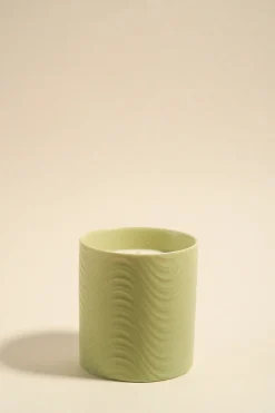 Flo's Home Wavy Sage Ceramic Scented Candle