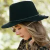 Brixton Wesley Fedora Black Wool Felt Hat