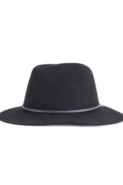 Brixton Wesley Fedora Black Wool Felt Hat
