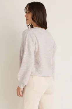 Among the Brave Wholesome Oat Chunky Knit Cardigan