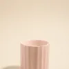 Flo's Home Wide Rib Blush Ceramic Scented Candle