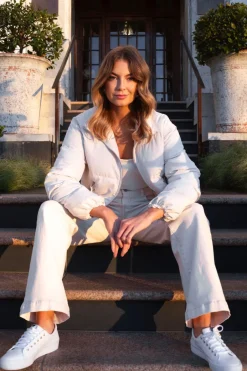 Georgia Mae Windsor Stone Puffer Jacket