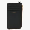 Saben Winona Card Holder Black Leather