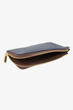 Saben Winona Card Holder Midnight Blue Leather