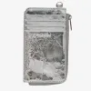 Saben Winona Silver Crinkle Card Holder