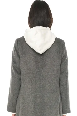 Huffer Wolf Granite Longline Coat