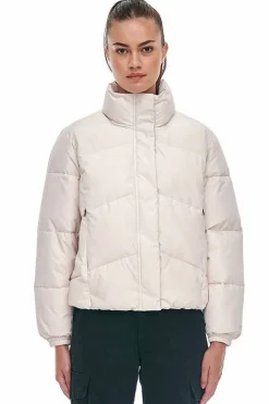 Huffer Womens Buttercream Demi Puffer Jacket