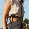 Status Anxiety Worst Behind Us Black Leather Bag