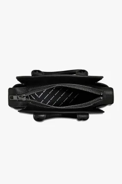 Status Anxiety Worst Behind Us Black Leather Bag