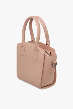 Status Anxiety Worst Behind Us Dusty Pink Leather Bag