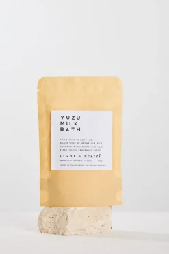 Light + Vessel Yuzu Milk Bath 100g Single Sachet Bath Soak