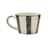 CC Interiors Zanzibar Striped Black and White Mug