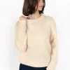 Humidity Lifestyle Zia Buttermilk Crew Neck Knit Jumper