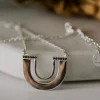 Silver Linings Zulu Silver U Shape Necklace EOL