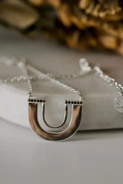 Silver Linings Zulu Silver U Shape Necklace EOL